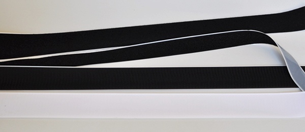 Phipps Faire 7909 'hook And Loop Fastening' Adhesive 25mm Black Hook